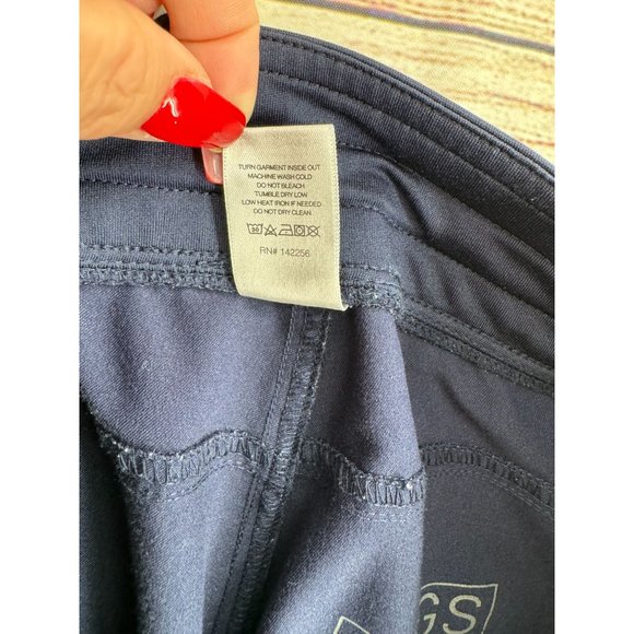 Figs Kanye Moto Scrub Slim Fit Pull On Pants Women's Size XS Navy - Picture 9 of 11